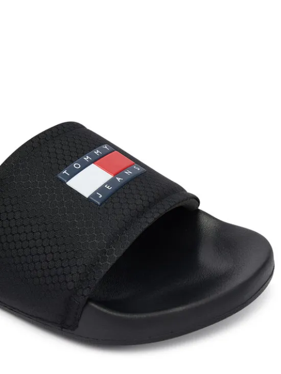 Tommy Jeans Klapki Tjm Pool Slide EM0EM01673 Czarny