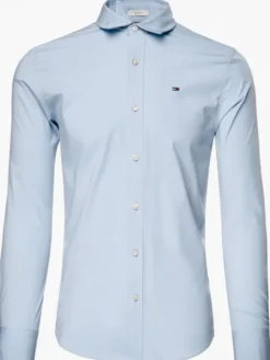 Tommy Jeans Koszula DM0DM04405 Błękitny Slim Fit