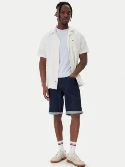 Tommy Jeans Koszula DM0DM23058 Écru Regular Fit
