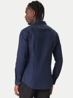 Tommy Jeans Koszula DM0DM04405 Granatowy Slim Fit