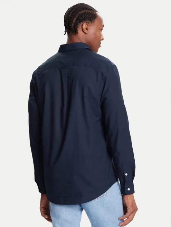 Tommy Jeans Koszula DM0DM22026 Granatowy Regular Fit