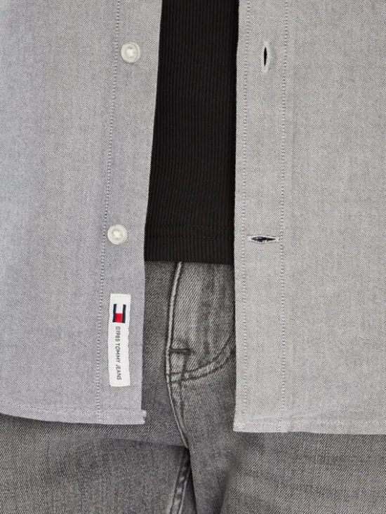 Tommy Jeans Koszula DM0DM21298 Niebieski Regular Fit