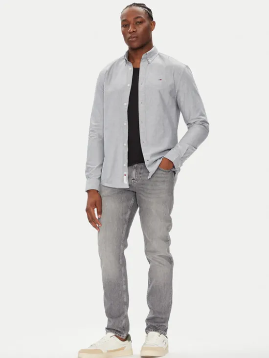 Tommy Jeans Koszula DM0DM21298 Niebieski Regular Fit