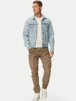 Tommy Jeans Kurtka jeansowa Ryan Jacket Rwb Cj6013 DM0DM23657 Niebieski jasny Regular Fit