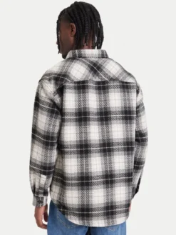 Tommy Jeans Kurtka koszulowa DM0DM23616 Czarny Regular Fit
