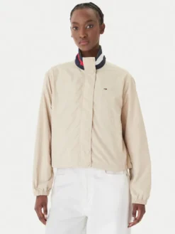 Tommy Jeans Kurtka przejściowa Essential DW0DW20439 Beżowy Regular Fit