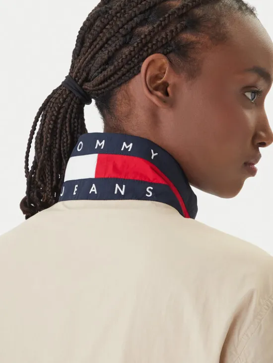 Tommy Jeans Kurtka przejściowa Essential DW0DW20439 Beżowy Regular Fit