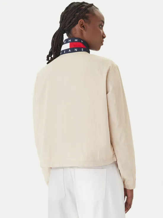 Tommy Jeans Kurtka przejściowa Essential DW0DW20439 Beżowy Regular Fit