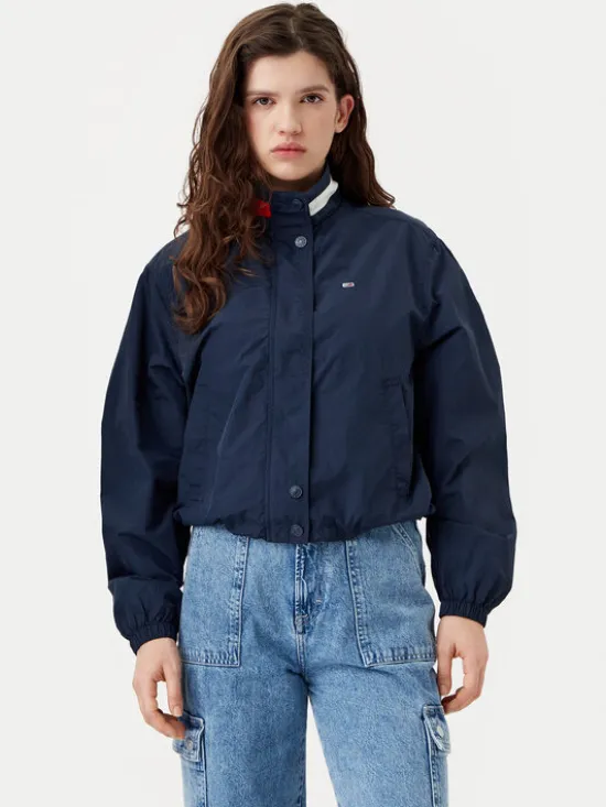 Tommy Jeans Kurtka przejściowa Essential DW0DW20439 Granatowy Regular Fit
