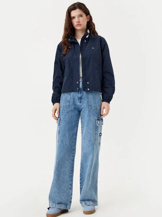 Tommy Jeans Kurtka przejściowa Essential DW0DW20439 Granatowy Regular Fit