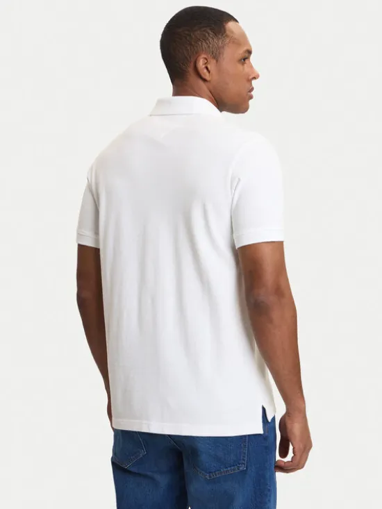 Tommy Jeans Polo DM0DM22711 Biały Regular Fit