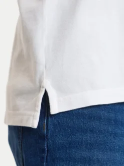 Tommy Jeans Polo DM0DM22711 Biały Regular Fit
