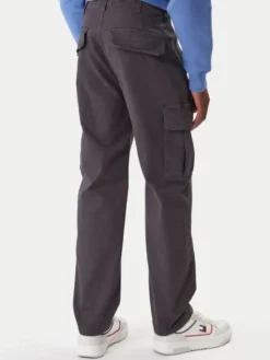 Tommy Jeans Spodnie materiałowe Sonny DM0DM22651 Szary Slim Fit