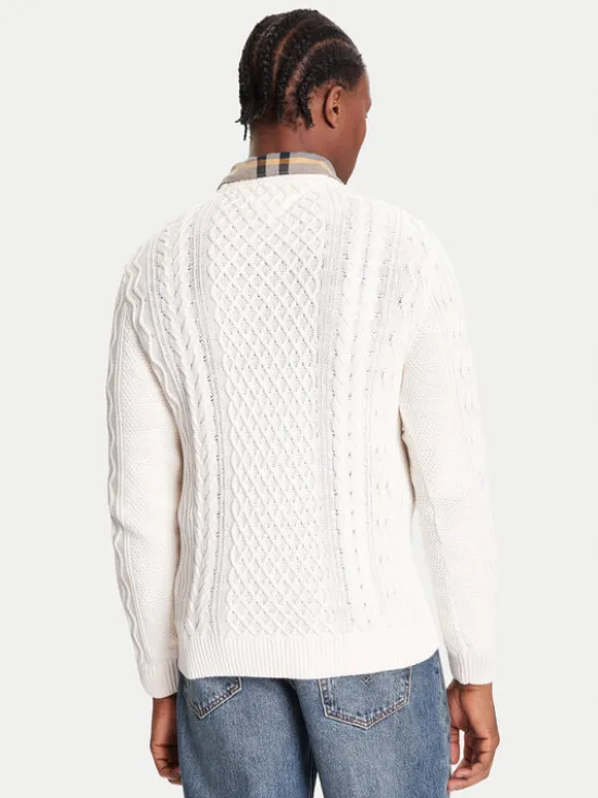 Tommy Jeans Sweter DM0DM22101 Biały Regular Fit