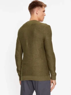 Tommy Jeans Sweter DM0DM15060 Zielony Regular Fit