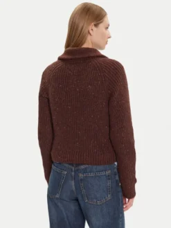 Tommy Jeans Sweter DW0DW21686 Brązowy Relaxed Fit