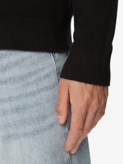 Tommy Jeans Sweter Essential DM0DM22853 Czarny Slim Fit