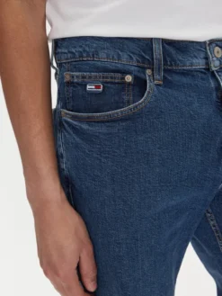 Tommy Jeans Szorty jeansowe Ryan DM0DM21851 Niebieski Slim Fit