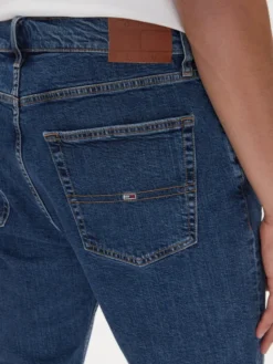Tommy Jeans Szorty jeansowe Ryan DM0DM21851 Niebieski Slim Fit