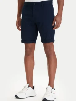 Tommy Jeans Szorty materiałowe Scanton DM0DM22852 Granatowy Slim Fit