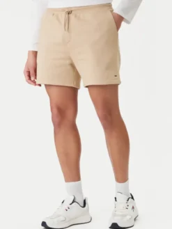 Tommy Jeans Szorty sportowe DM0DM21931 Beżowy Regular Fit