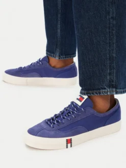 Tommy Jeans Tenisówki Archive Vulc Y2K EM0EM01760 Niebieski