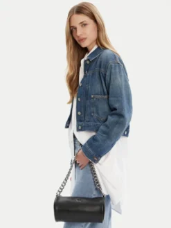 Tommy Jeans Torebka Tjw Chain Shoulder Bag AW0AW17893 Czarny