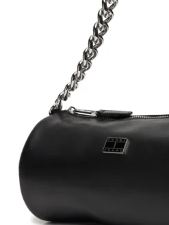 Tommy Jeans Torebka Tjw Chain Shoulder Bag AW0AW17893 Czarny