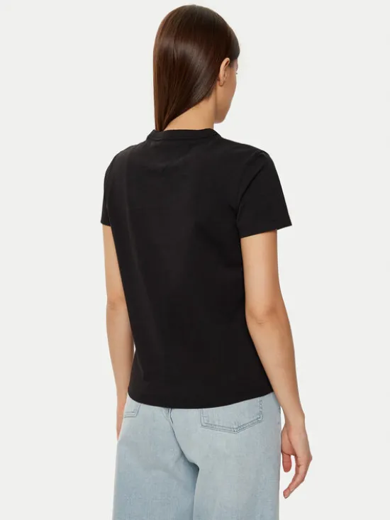 Tommy Jeans T-Shirt DW0DW20153 Czarny Regular Fit