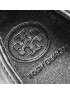 Tory Burch Baleriny Minnie Travel Ballet With Logo 49350 Czarny