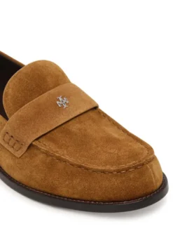 Tory Burch Loafersy Penny 178119 Brązowy