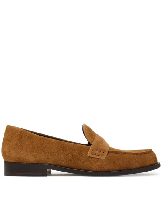 Tory Burch Loafersy Penny 178119 Brązowy