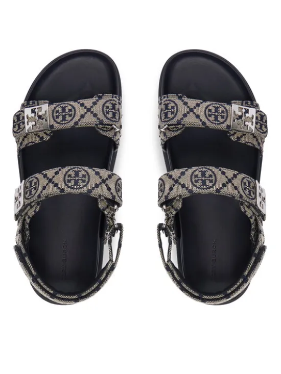 Tory Burch Sandały 184016 Granatowy