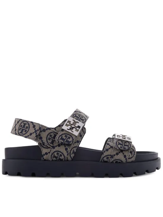 Tory Burch Sandały 184016 Granatowy