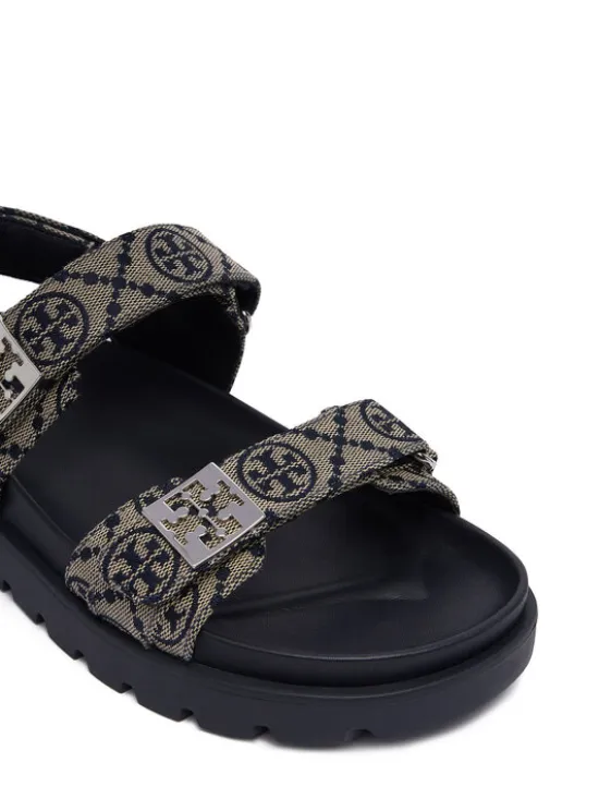 Tory Burch Sandały 184016 Granatowy