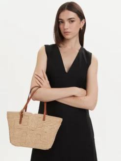 Tory Burch Torebka Ella 183825 Beżowy jasny