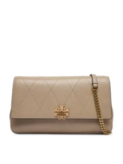 Tory Burch Torebka Quilted Chain Wallet 186041 Kremowy