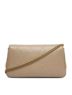 Tory Burch Torebka Quilted Chain Wallet 186041 Kremowy
