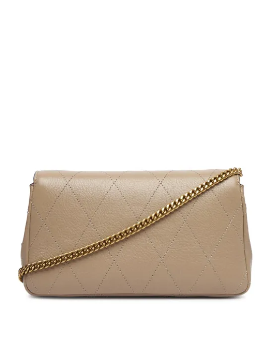 Tory Burch Torebka Quilted Chain Wallet 186041 Kremowy