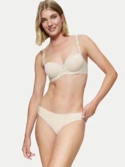 Triumph Biustonosz z fiszbiną Wild Azalea 10219858 Beżowy