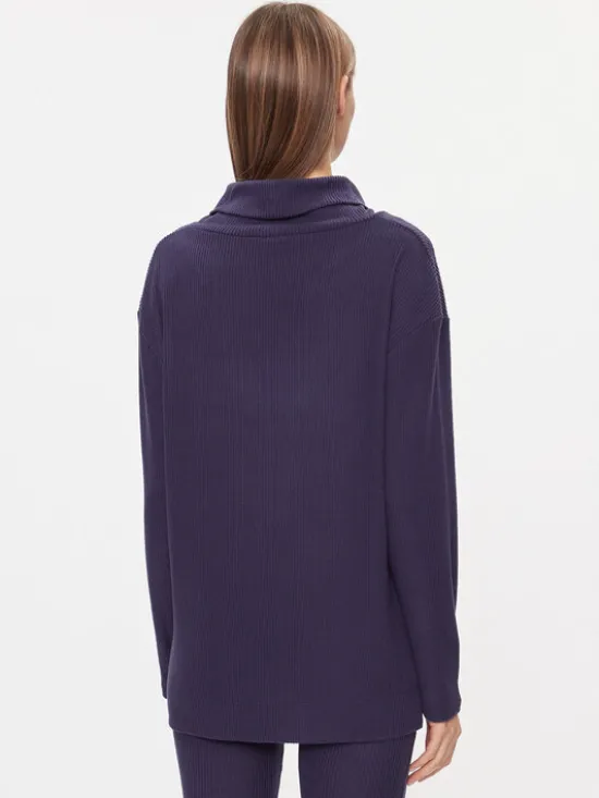Triumph Bluza Thermal MyWear Sweater 10216560 Granatowy Regular Fit