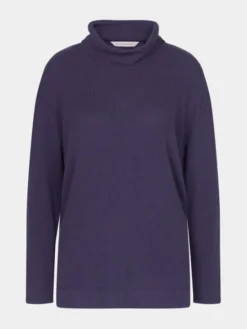 Triumph Bluza Thermal MyWear Sweater 10216560 Granatowy Regular Fit
