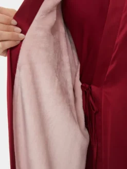Triumph Szlafrok Robes Satin Robe 01 10216534 Bordowy