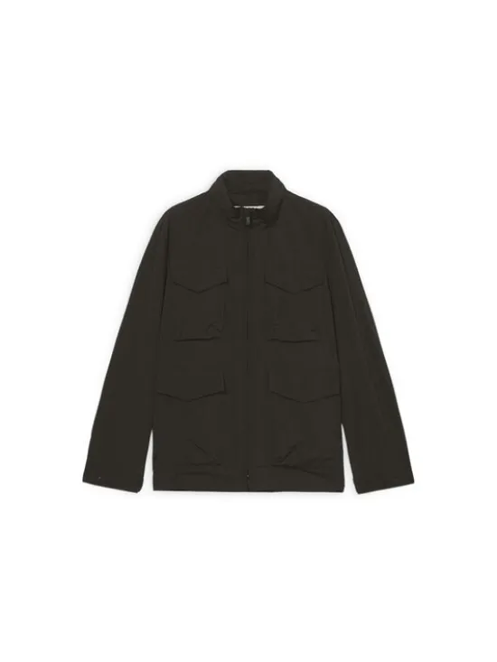 Trussardi Płaszcz zimowy R007M000025N033 Czarny Regular Fit