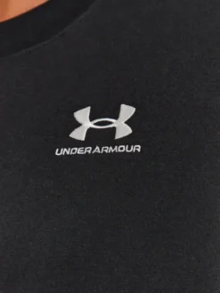 Under Armour Bluza Essential Flc Os Crew 1379475 Czarny Loose Fit
