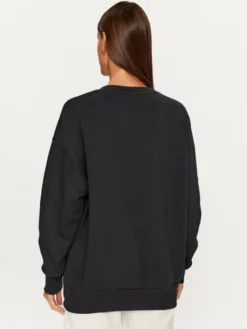 Under Armour Bluza Essential Flc Os Crew 1379475 Czarny Loose Fit