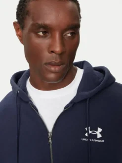 Under Armour Bluza Essential 1373881 Granatowy Regular Fit