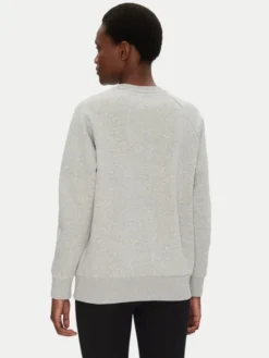 Under Armour Bluza Rival Fleece Crew 1379508 Szary Loose Fit