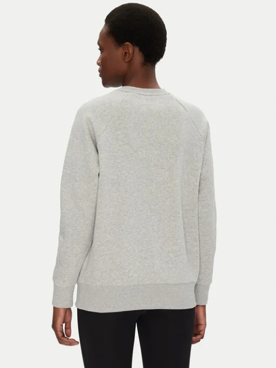 Under Armour Bluza Rival Fleece Crew 1379508 Szary Loose Fit