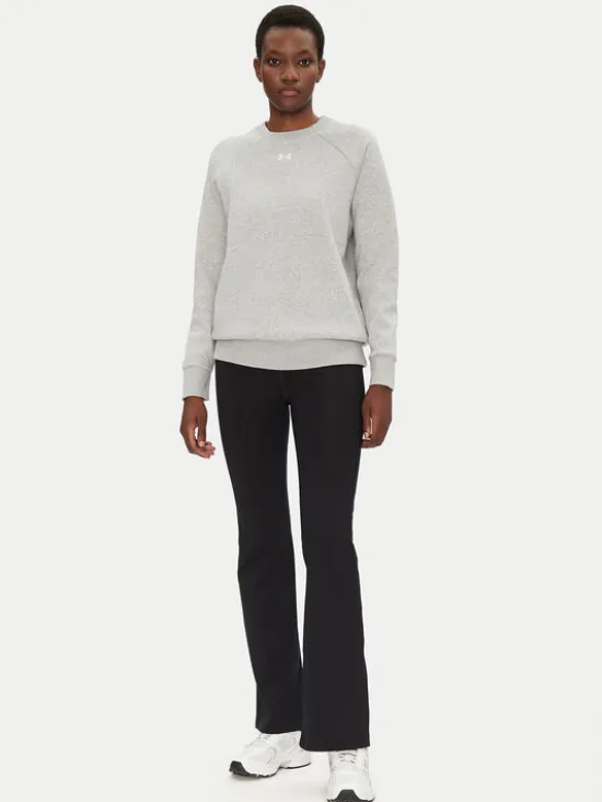 Under Armour Bluza Rival Fleece Crew 1379508 Szary Loose Fit